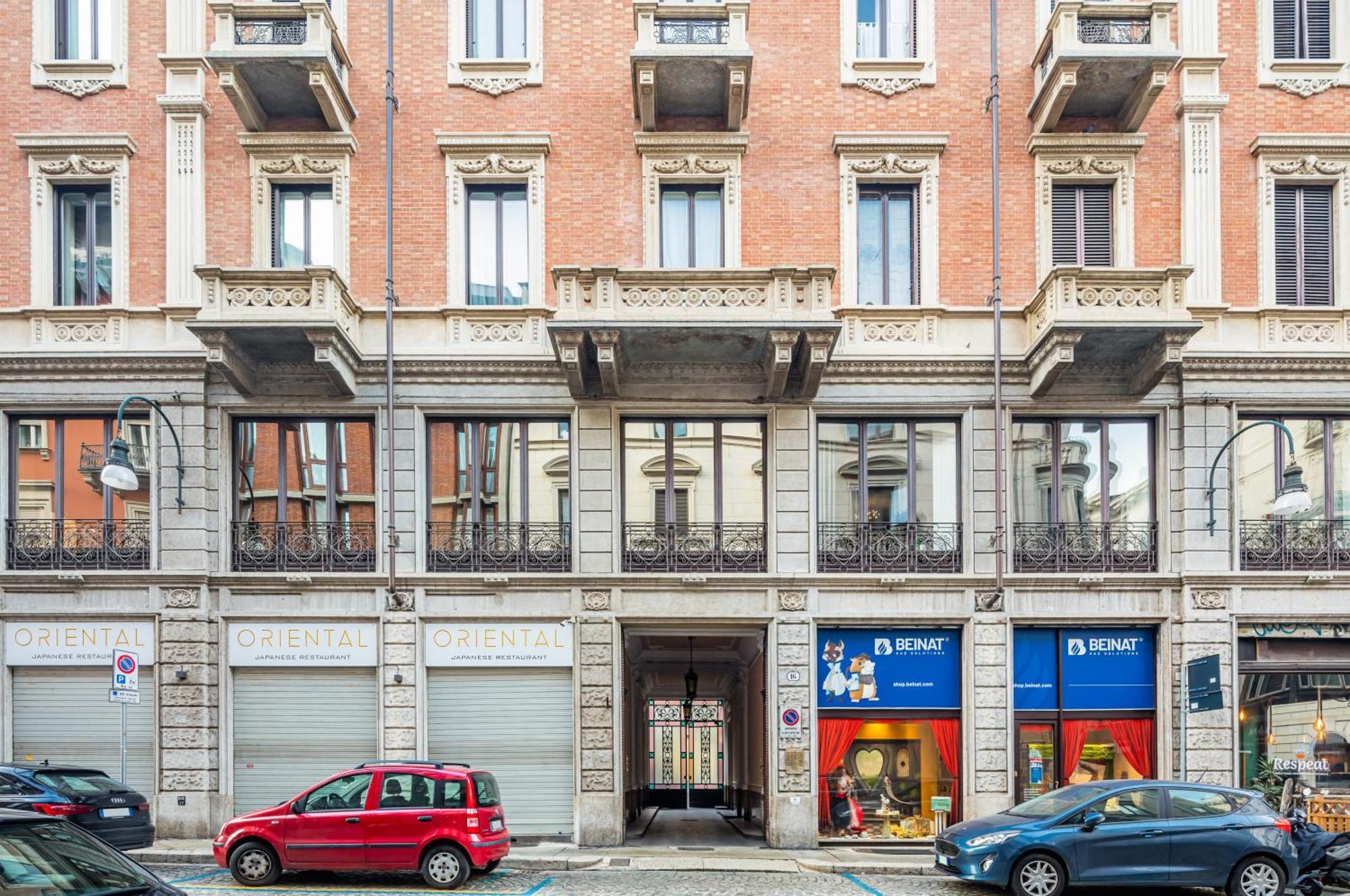 Piazza Castello Central Studio Turin Exteriör bild